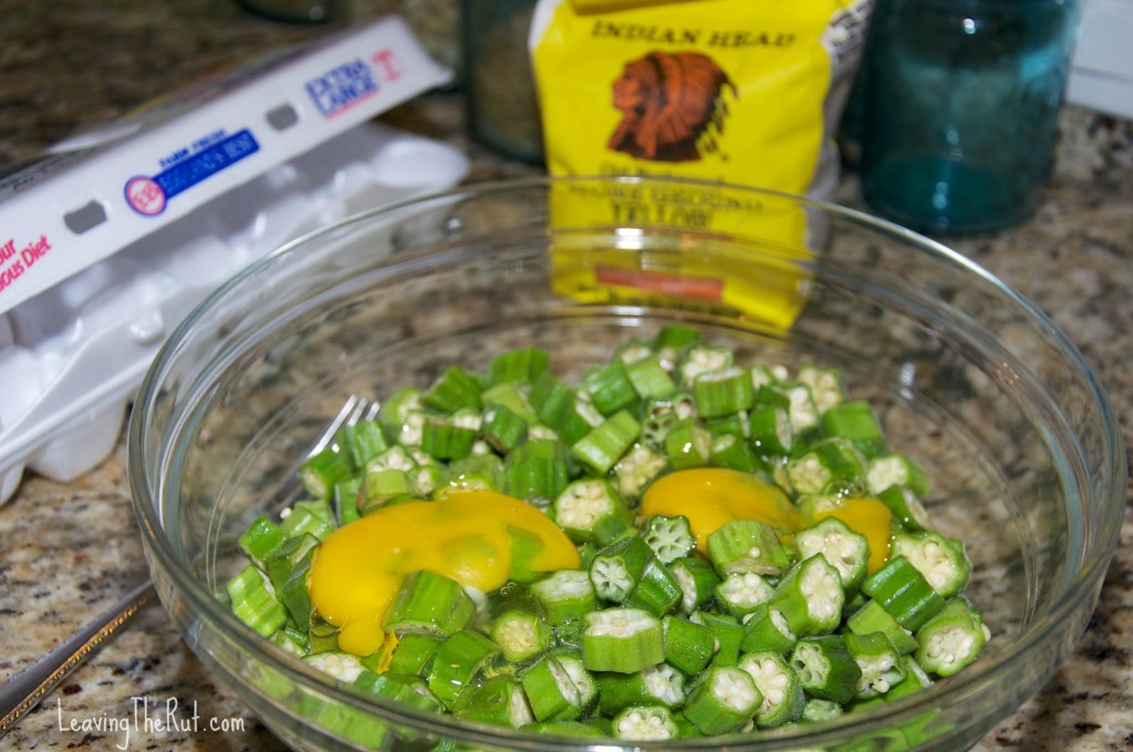 Real Southern Fried Okra eggs