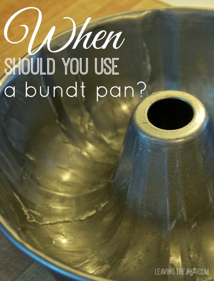 When should you use a bundt pan pin