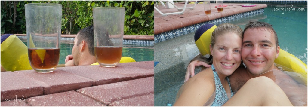 Caribbean Rum and Coke pool pics