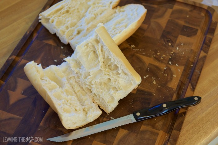 Real Cuban Sandwich cut bread