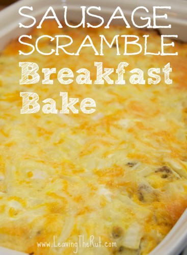 Sausage Scramble Breakfast Bake