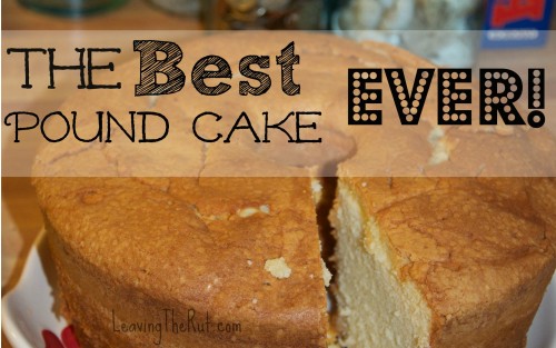 The Best Pound Cake EVER!!!