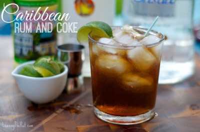 Caribbean Rum and Coke at the Friday Afternoon Happy Hour